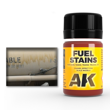 Solutii Weathering - AK Interactive 025 - Fuel Stains