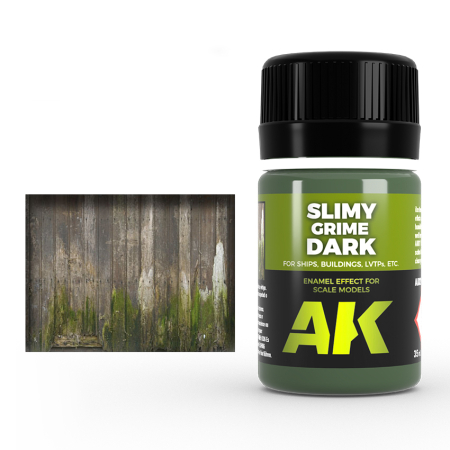 Solutii Weathering - AK Interactive 026 - Slimy Grime Dark