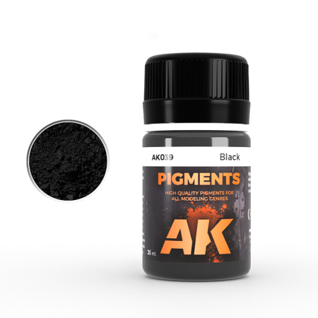PIgmenti - AK Interactive 039 - Pigments - Black