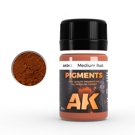 PIgmenti - AK Interactive 043 - Pigments - Medium Rust