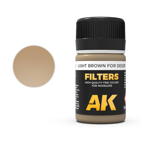 Solutii Weathering - AK Interactive 065 - Filter For Afrika Korps Vehicles