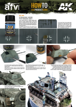AK Interactive 069 - Streaking Grime For Panzer Grey Vehicles [1]