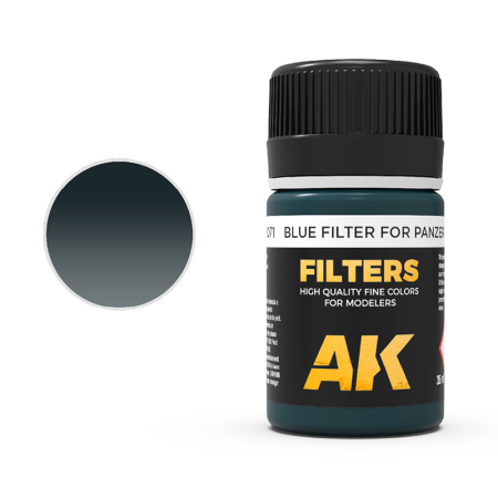 Solutii Weathering - AK Interactive 071 - Filter For Panzer Grey Vehicles