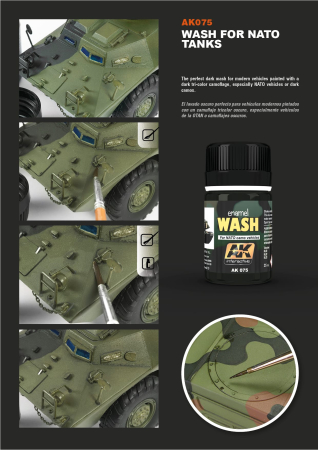 AK Interactive 075 - Wash For Nato Vehicles [2]