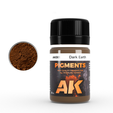 PIgmenti - AK Interactive 081 - Pigments - Dark Earth