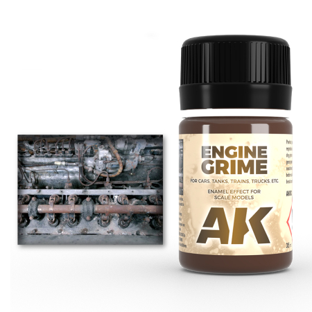 Solutii Weathering - AK Interactive 082 - Engine Grime
