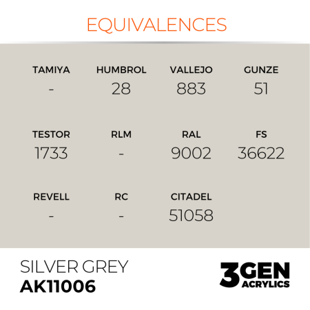 Ak Interactive 11006 - Silver Grey 17ml [2]