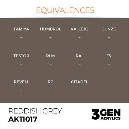 Ak Interactive 11017 - Reddish Grey 17ml [2]