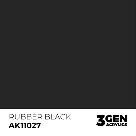 Ak Interactive 11027 - Rubber Black 17ml [1]