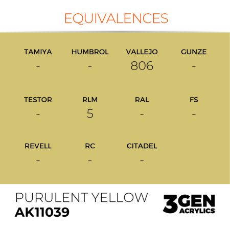 Ak Interactive 11039 - Purulent Yellow 17ml [2]