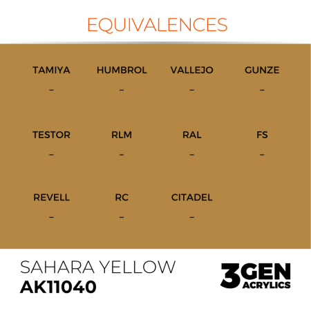 Ak Interactive 11040 - Sahara Yellow 17ml [2]
