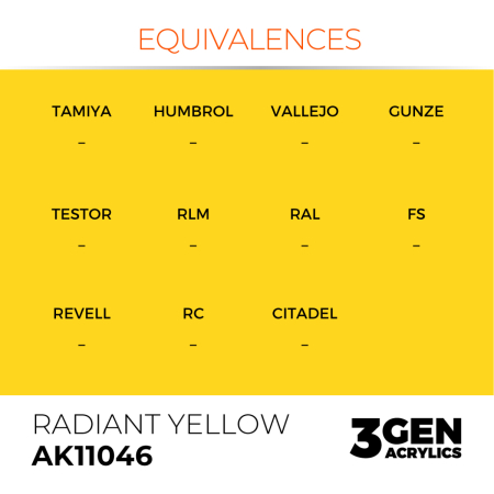 Ak Interactive 11046 - Radiant Yellow 17ml [2]