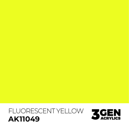 Ak Interactive 11049 - Fluorescent Yellow 17ml [1]