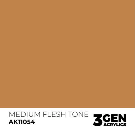 Ak Interactive 11054 - Medium Flesh Tone 17ml [1]