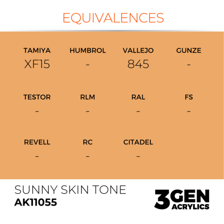 Ak Interactive 11055 - Sunny Skin Tone 17ml [2]