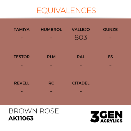 Ak Interactive 11063 - Brown Rose 17ml [2]