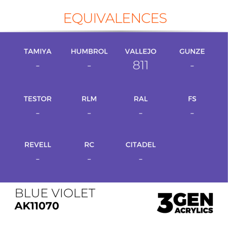 Ak Interactive 11070 - Blue Violet 17ml [2]