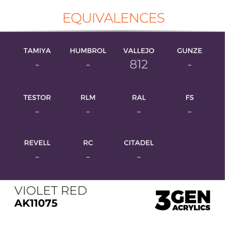 Ak Interactive 11075 - Violet Red 17ml [2]