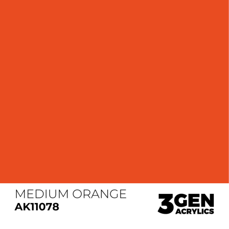 Ak Interactive 11078 - Medium Orange 17ml [1]