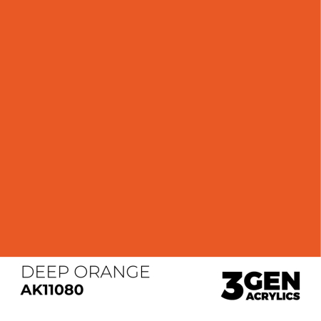 Ak Interactive 11080 - Deep Orange 17ml [1]