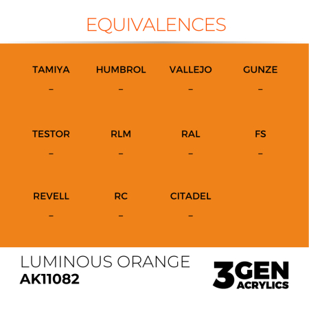 Ak Interactive 11082 - Luminous Orange 17ml [2]
