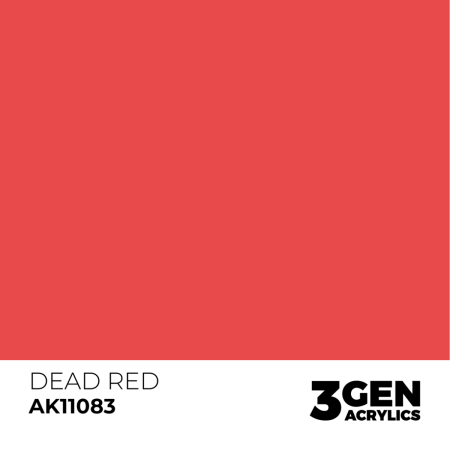 Ak Interactive 11083 - Dead Red 17ml [1]