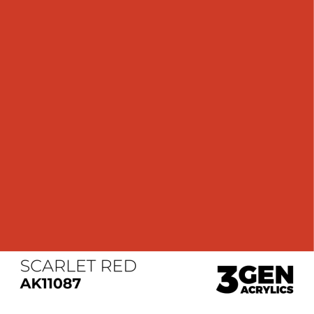Ak Interactive 11087 - Scarlet Red 17ml [1]