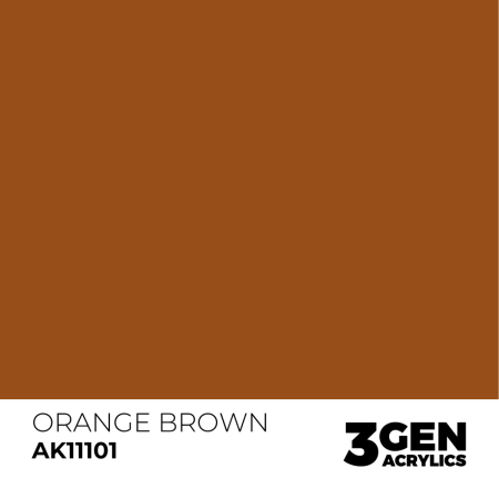 Ak Interactive 11101 - Orange Brown 17ml [1]