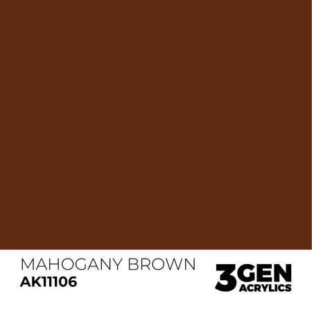Ak Interactive 11106 - Mahogany Brown 17ml [1]