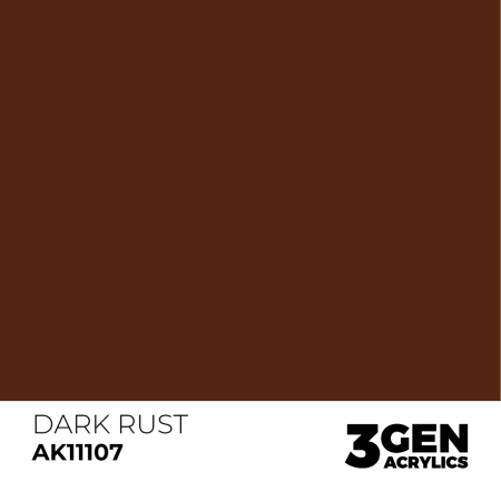 Ak Interactive 11107 - Dark Rust 17ml [1]