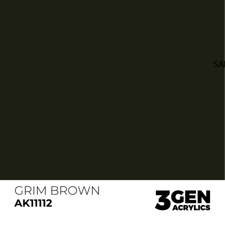 Ak Interactive 11112 - Grim Brown 17ml [1]