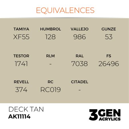 Ak Interactive 11114 - Deck Tan 17ml [2]