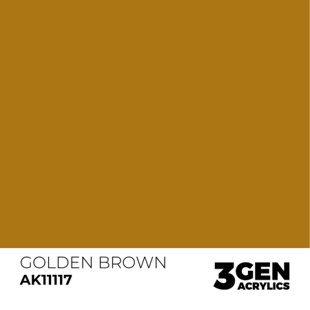 Ak Interactive 11117 - Golden Brown 17ml [1]