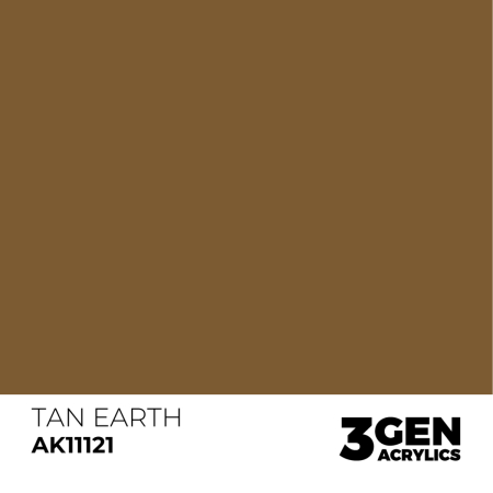 Ak Interactive 11121 - Tan Earth 17ml [1]