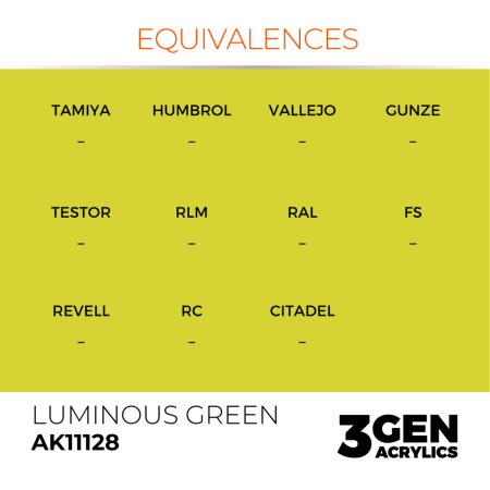 Ak Interactive 11128 - Luminous Green 17ml [2]