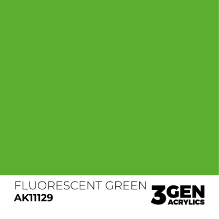 Ak Interactive 11129 - Fluorescent Green 17ml [1]