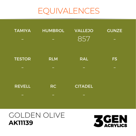 Ak Interactive 11139 - Golden Olive 17ml [2]