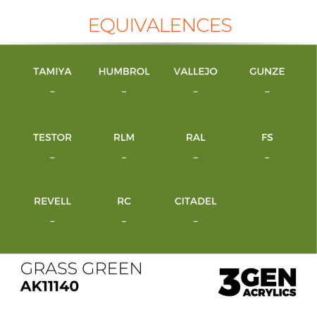 Ak Interactive 11140 - Grass Green 17ml [2]