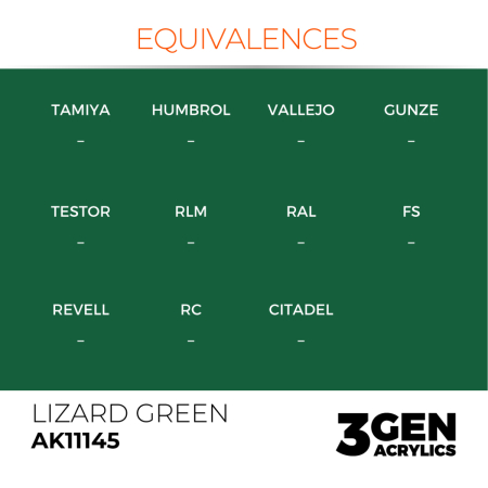Ak Interactive 11145 - Lizard Green 17ml [2]
