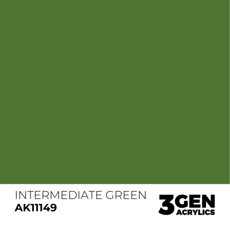 Ak Interactive 11149 - Intermediate Green 17ml [1]