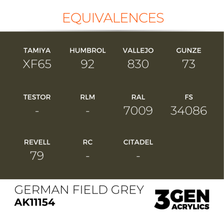 Ak Interactive 11154 - German Field Grey 17ml [2]