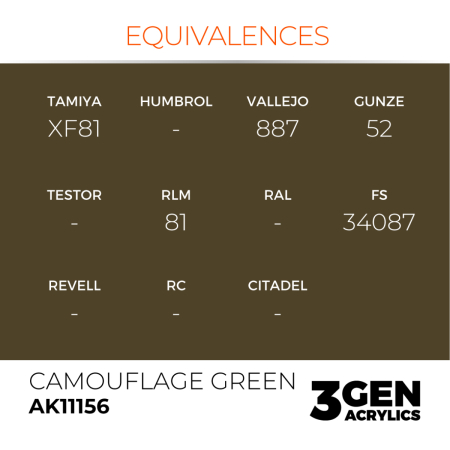 Ak Interactive 11156 - Camouflage Green 17ml [2]