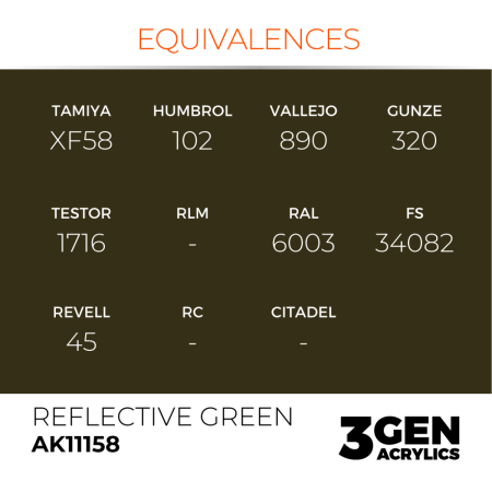 Ak Interactive 11158 - Reflective Green 17ml [2]