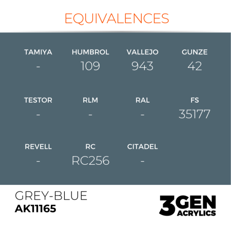 Ak Interactive 11165 - Grey-Blue 17ml [2]