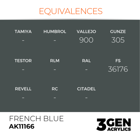 Ak Interactive 11166 - French Blue 17ml [2]