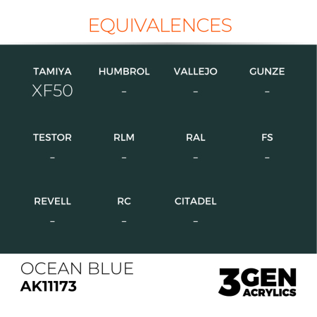 Ak Interactive 11173 - Ocean Blue 17ml [2]