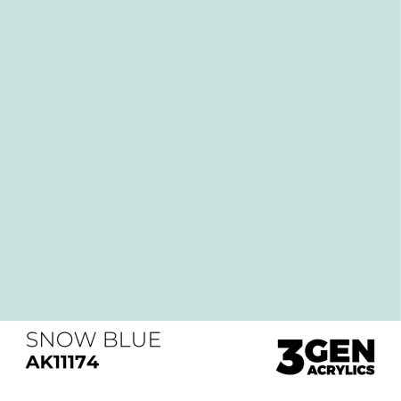 Ak Interactive 11174 - Snow Blue 17ml [1]