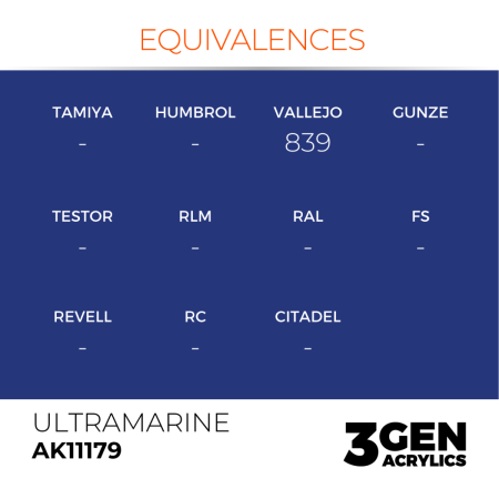 Ak Interactive 11179 - Ultramarine 17ml [2]