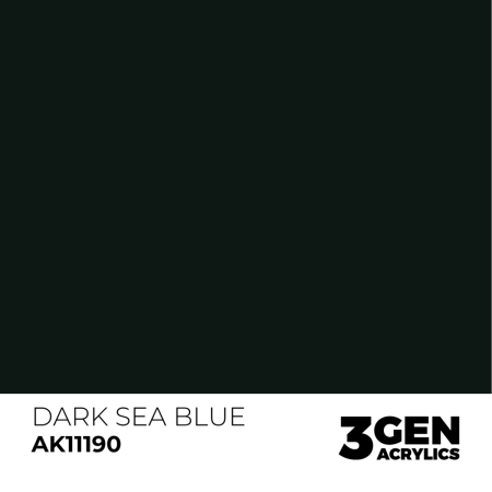 Ak Interactive 11190 - Dark Sea Blue 17ml [1]