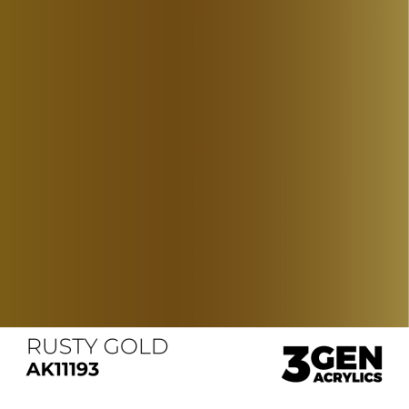 Ak Interactive 11193 - Rusty Gold 17ml [1]